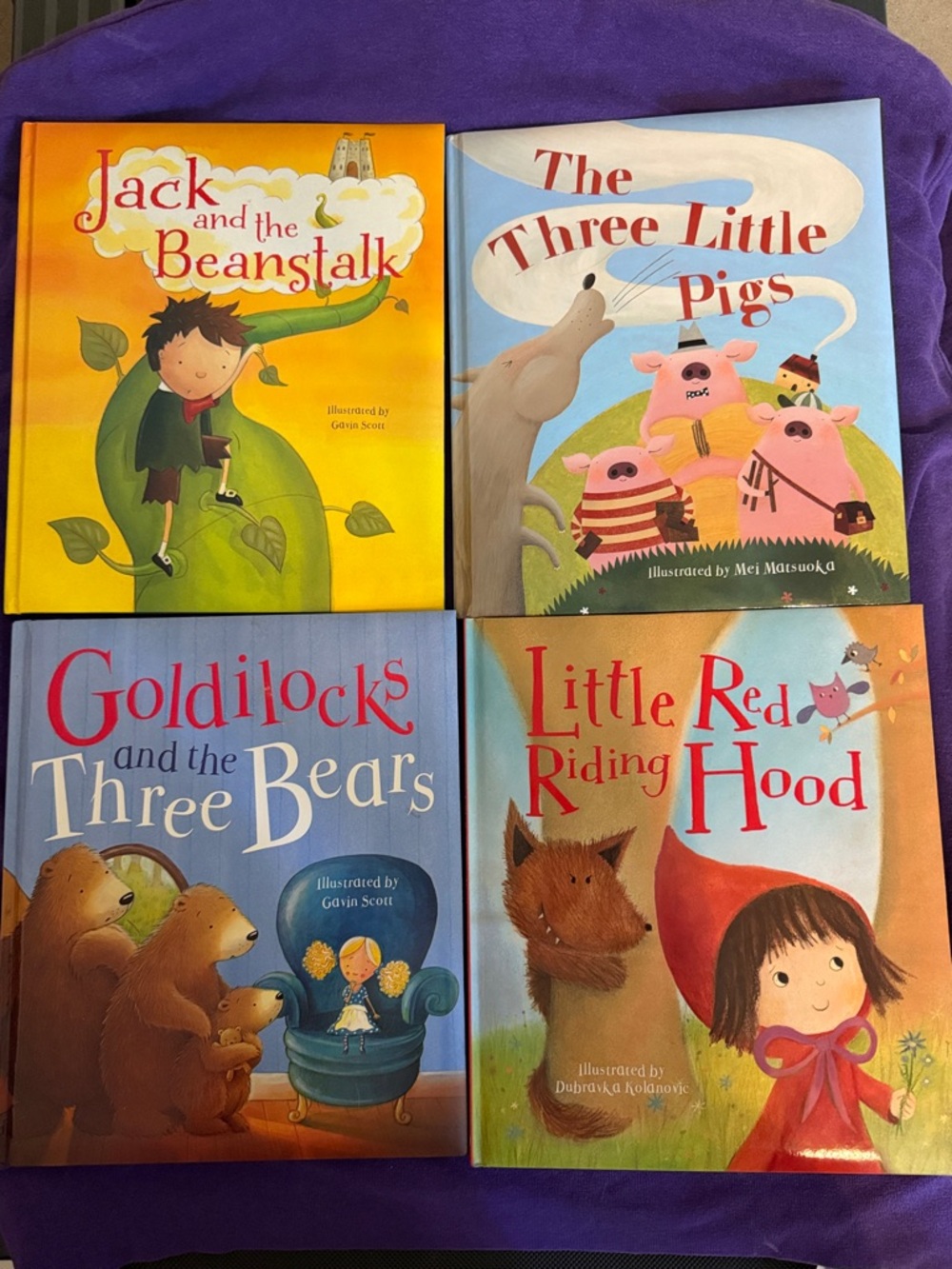 Classic Fairy Tale Board Book Set - Colorful Kids Stories Bundle!~ Parragon Book